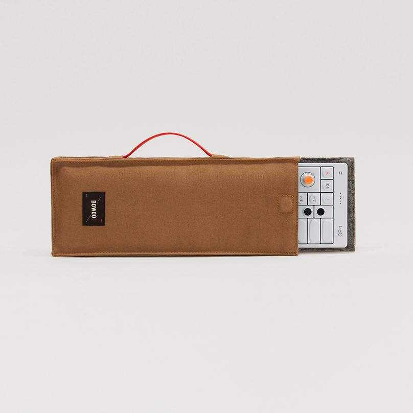 Teenage Engineering OP-1 Synthesizer Canvas Felt Carry Case / Tan — Bowoo